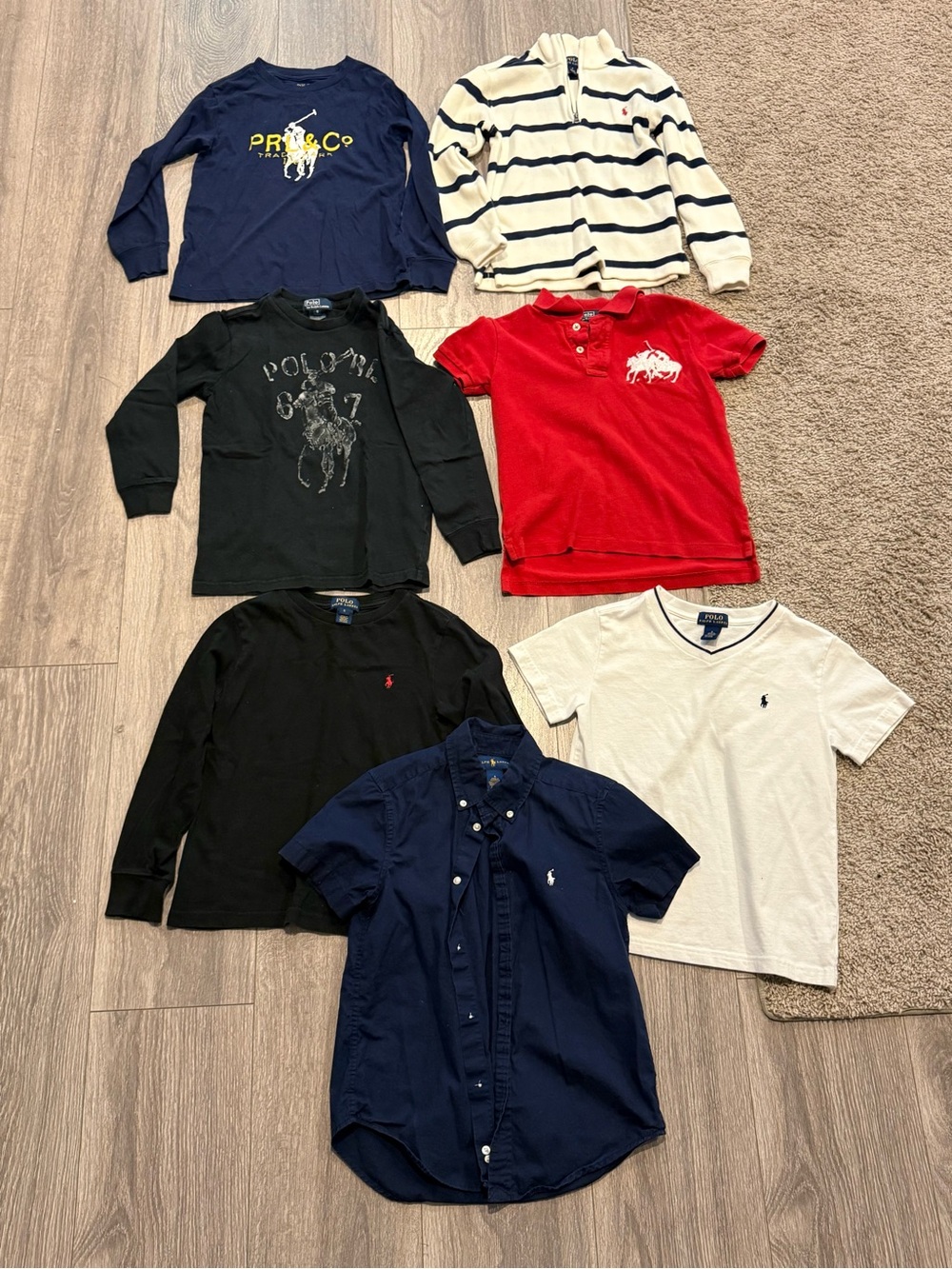 Polo Ralph Lauren Boys Size 6 Clothing Bundle 7 Piece Lot ๐
